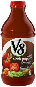 V8 Hint Of Blackpepper 100% Vegetable Juice 